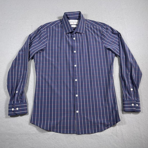 Mizzen+Main Other - Mizzen+Main Leeward Collection Mens Large Trim Fit Button Down Shirt Blue Stripe